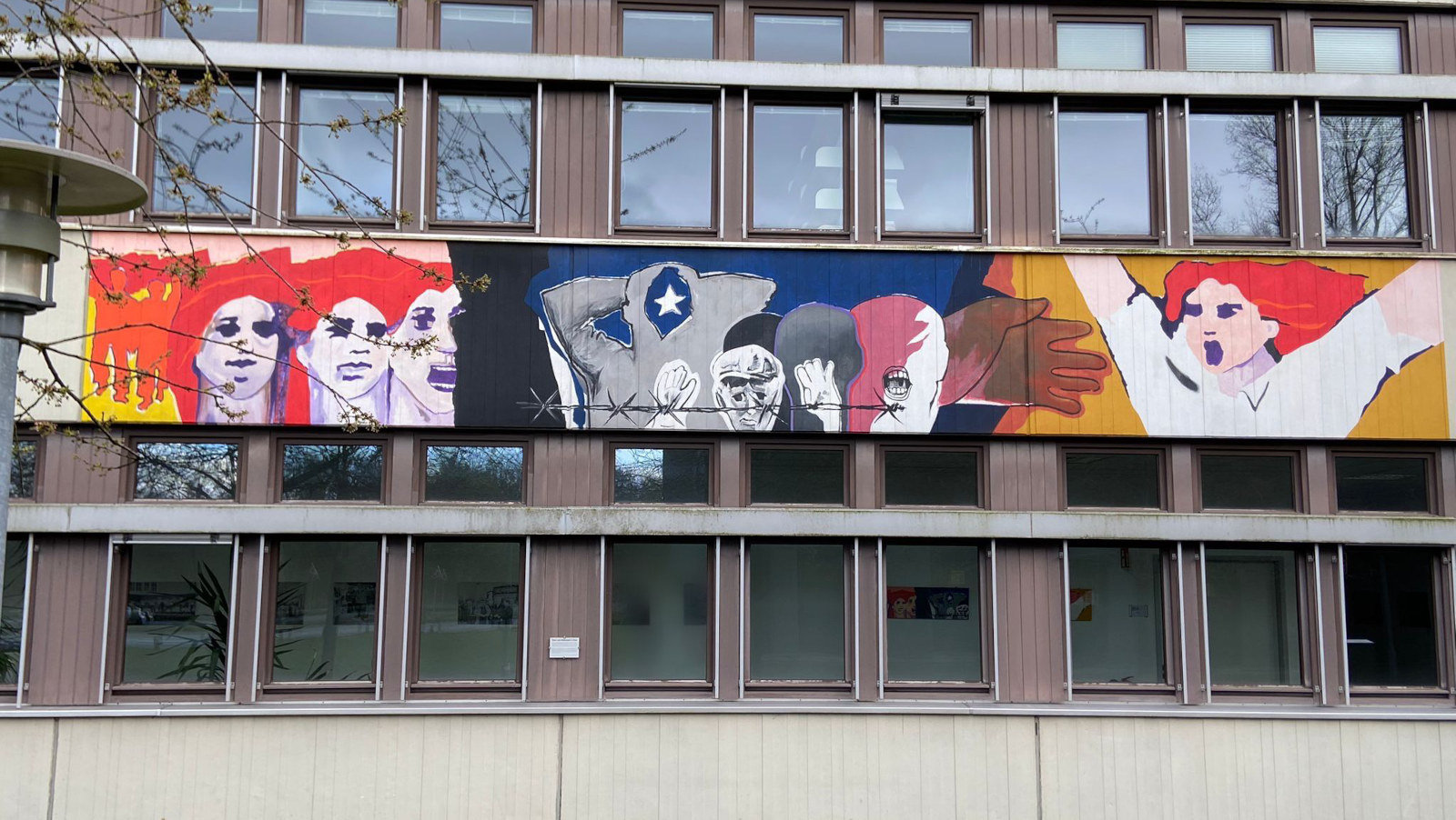 Chilenisches Wandbild am GW 1
