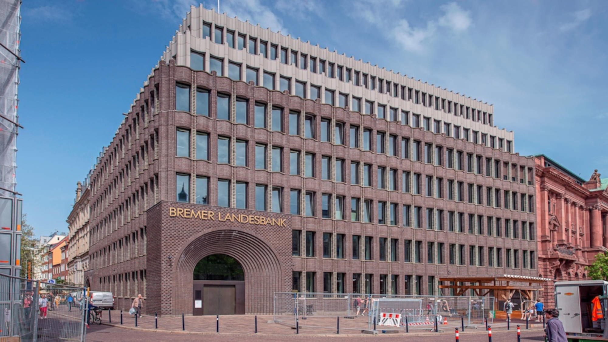 The Bremer Landesbank building from outside