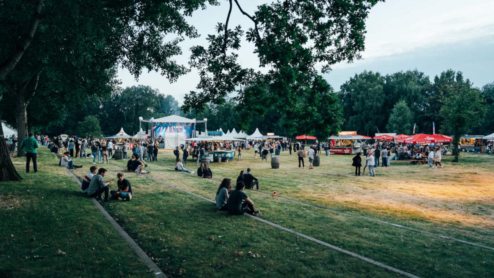 Evening atmosphere at OPEN CAMPUS