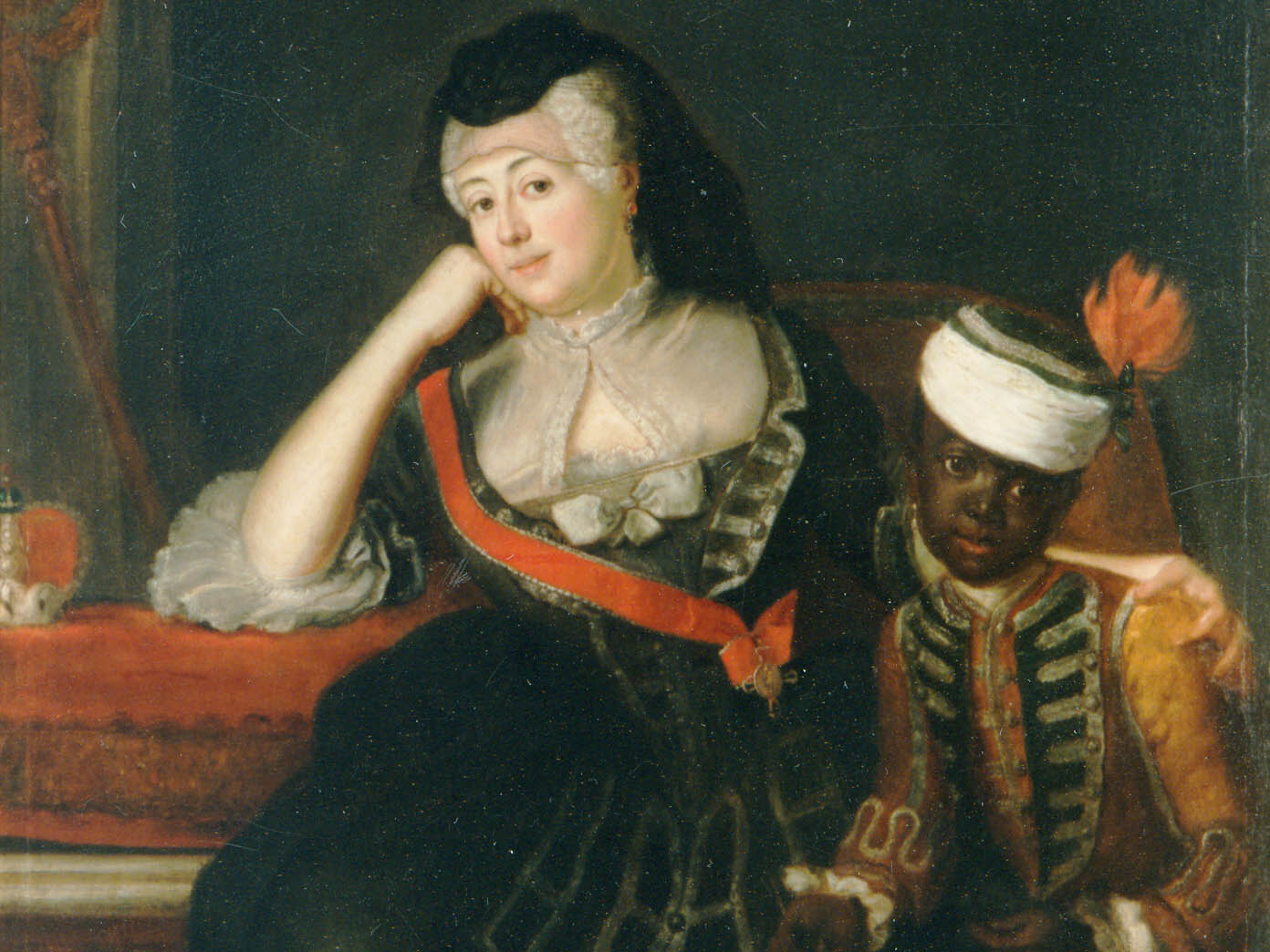 Johanna Charlotte von Anhalt Dessau with Leopold
