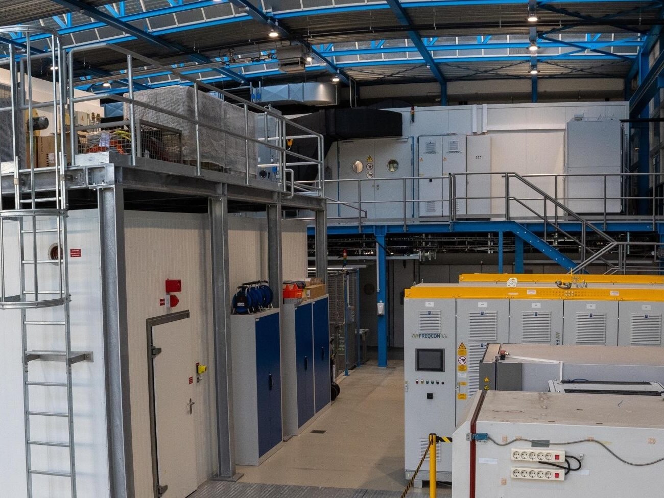 A photo of the High Power Electronics Laboratory (HiPE-LAB)
