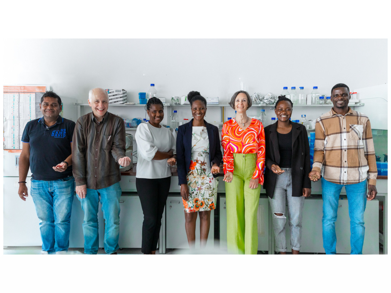 Group photo of the researchers