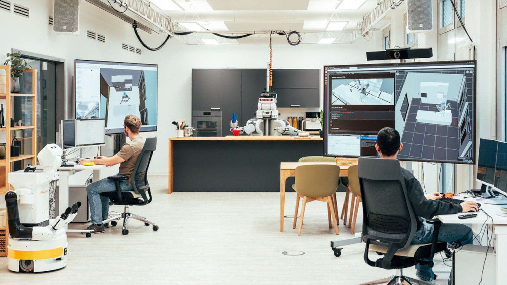 The robotics lab kitchen