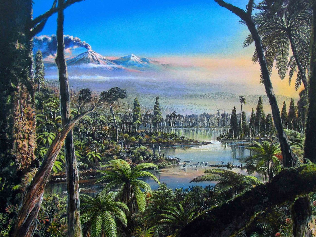 Bild einer Sumpflandschaft