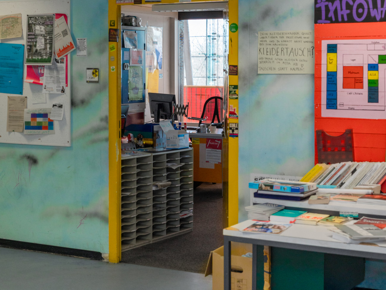 Entrance of the AStA Student's Union office