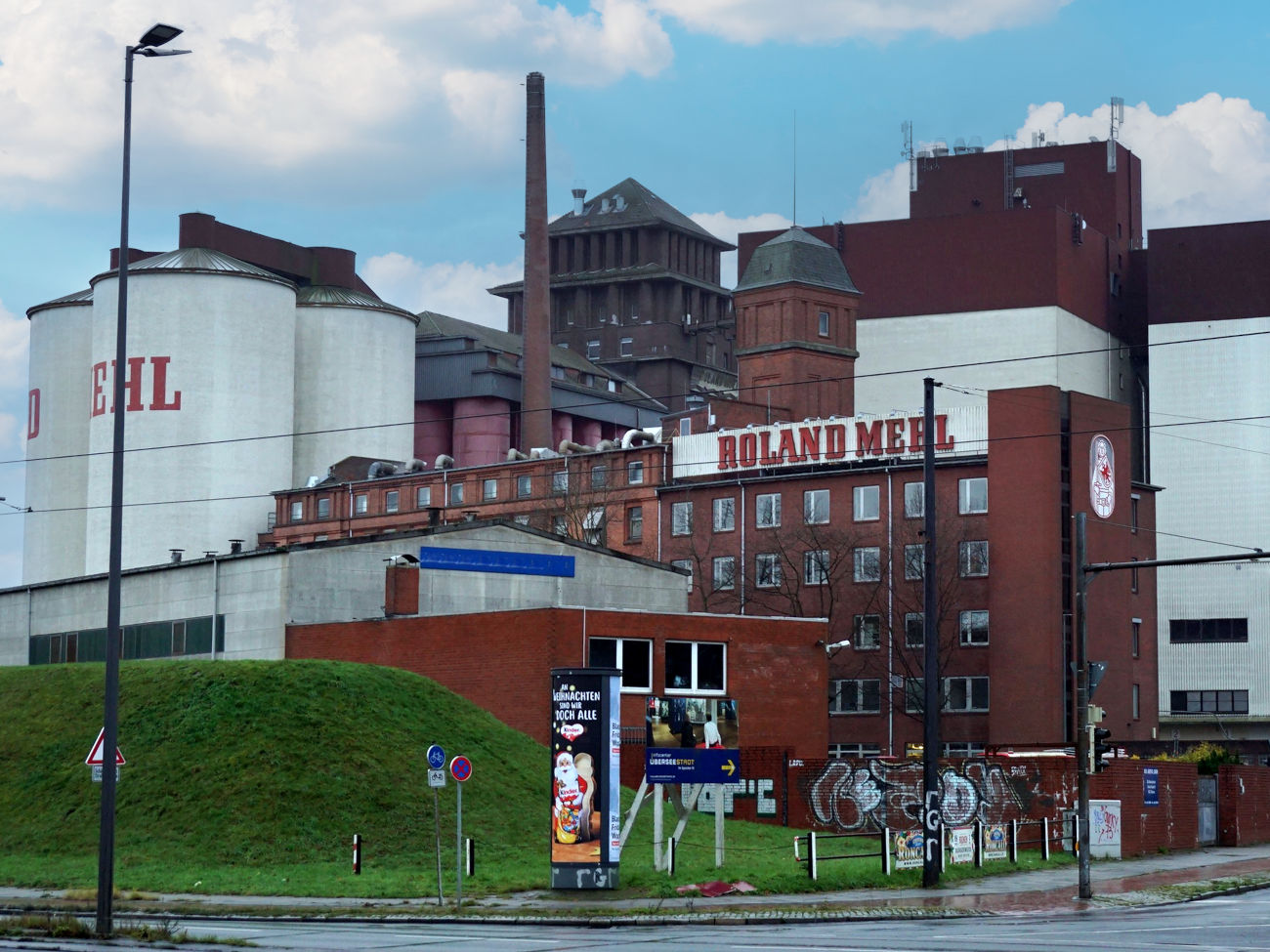 Exterior view of the Roland mill.